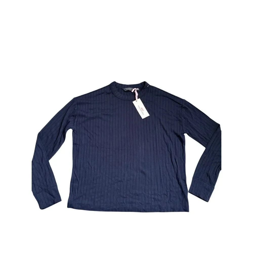 Vineyard Vines ribbed dreamcloth crew neck top XS
